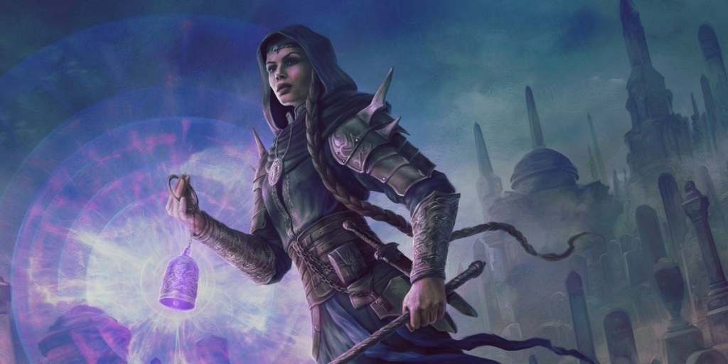 An entry image showing a Twilight Domain Cleric in DnD 5e