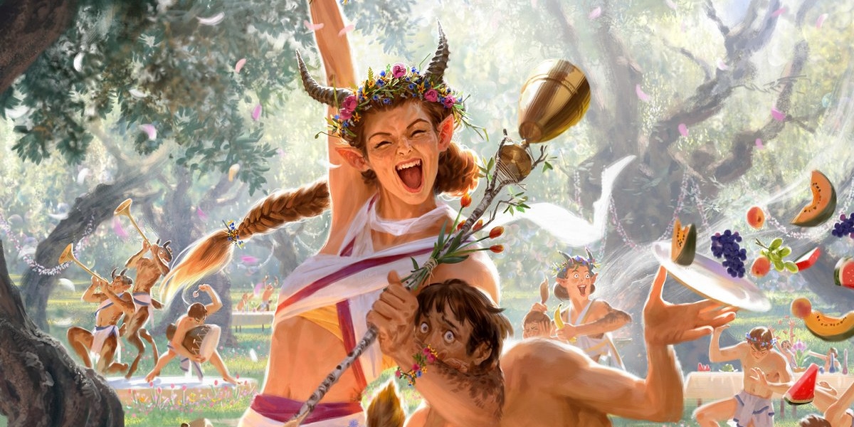 An entry image of a Satyr race DnD 5e build