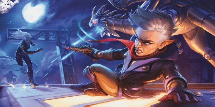 An entry image showing an Artificer in combat in DnD 5e