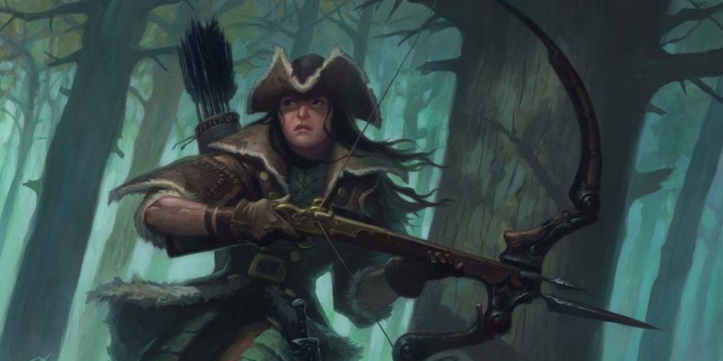 An entry image showing a Ranger using the Survival skill in DnD 5e
