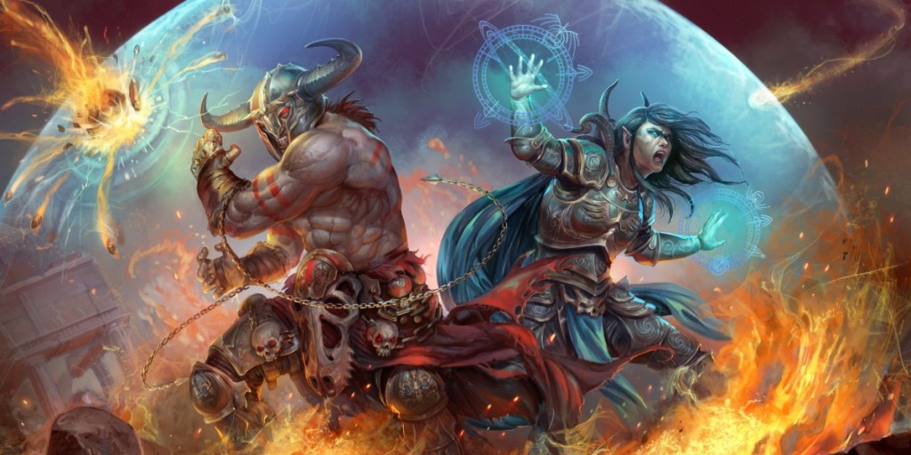 An entry image showing Shadow of the Demon Lord fantasy TTRPG