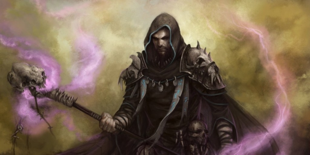 An entry image showing a Hexblade Warlock DnD 5e damage build