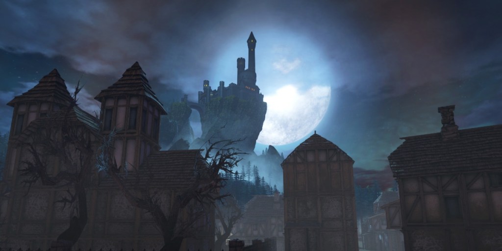 An entry image showing Castle Ravenloft dungeon in DnD 5e