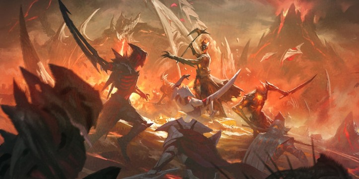 An entry image showing a DnD 5e campaign starting with combat