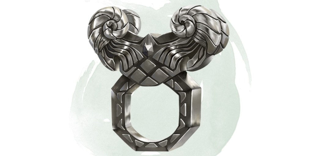 The Ring of the Ram rare DnD 5e magic item from the Dungeon Master's Guide