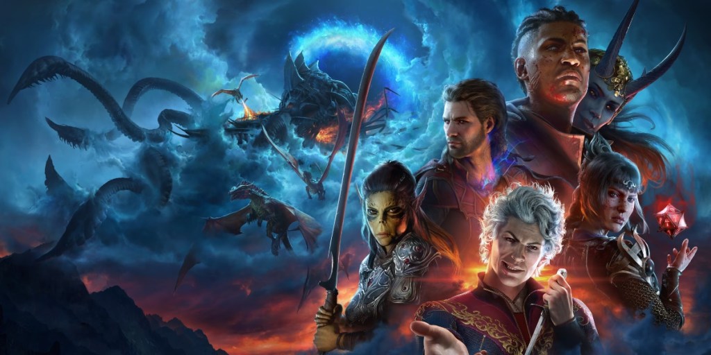 An entry image showing Baldur's Gate 3 solo DnD 5e video game