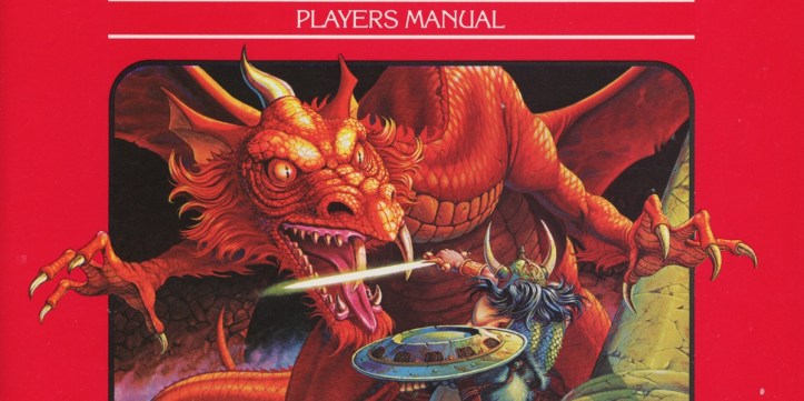 An entry image showing the DnD rulebook