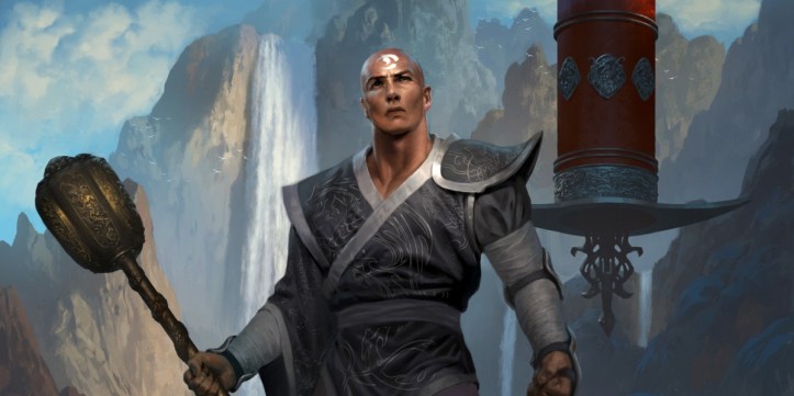 An entry image showing a Way of the Long Death subclass DnD 5e Monk build
