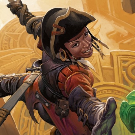 A featured image showing a Swashbuckler Rogue subclass in DnD 5e
